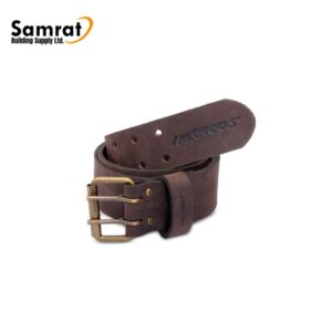 2" TANNED LEATHER TOOL BELT WITH DOUBLE BUCKLE - MECHTOOLS