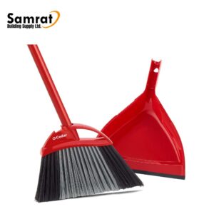 AGF ANGLE BROOM W/DUST PAN